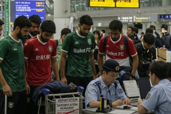 japan bimanbondore dhora pora pakistan nakal football dal